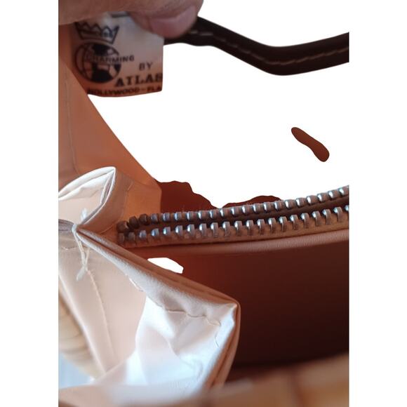 Vintage 1950s/60s Princess Charming by Atlas Wicker Seashell Lucite Handbag - Picture 7 of 12